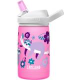 Tåler maskinvask Drikkedunke Camelbak EDDY+ Kids Vacuum Insulated Stainless Flowerchild Sloth Pink 350ml