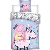 Gurli gris sengetøj Licens Greta Gris & Unicorn Sengetøj 140x200cm