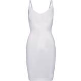 Dame - Slim Kjoler Pieces Long Single Undershirt Dress - White
