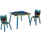 Blå Møbelsæt Børneværelse MCU Batman Table with 2 Chairs