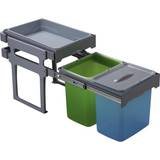 Affaldshåndtering Intra Tank 40 affaldssystem, 32 liter, gul/grøn/grå