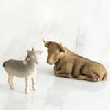 Willow Tree Brugskunst Willow Tree Ox and Goat, Sculpted Dekorationsfigur 17.8cm 2stk