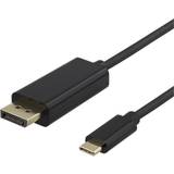 Deltaco USB C-DisplayPort 1.2 2m