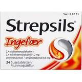 Strepsils Strepsils Ingefær 0,6+1,2 mg Sugetabletter
