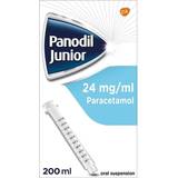 Paracetamol Håndkøbsmedicin Panodil Junior 24mg/ml 200ml Løsning