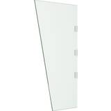 Loft vidaXL Transparent Side Panel for Door Canopy Transparent Tempered Glass