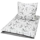 Müsli Grå Tekstiler Müsli Baby sengetøj 70x100 - Blooming grey 100% økologisk bomulds