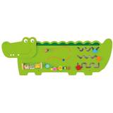 Trælegetøj Babylegetøj Aktivitetstavle i træ Lille Krokodille Fra 18 mdr