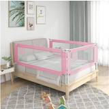 Pink - Stof Sengetilbehør vidaXL sengehest børneseng 180x25 stof lyserød - Lyserød