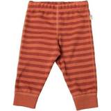 Leggings - Piger - Stribede Bukser Joha Wool Leggings - Red Stripe (25863-246)