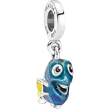 Pandora Gul Charms & Vedhæng Pandora Disney Pixar Dory Dangle Charm - Silver/Multicolor