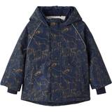 Name It Blå - Vinterjakker Name It Kid's Snow Animal Jacket - Dark Sapphire