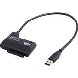 Begge stik - SATA-kabel Kabler LogiLink Adapter USB 3.0 - SATA III 0.5m