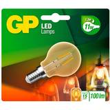 GP Batteries LED-pærer GP Batteries Lighting LED Mini Globus Gold E14 1,2W (25W)Filament 080589