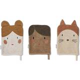Liewood Klude Liewood Wash Cloths 3-Pack Doll/Sandy Sylvester