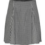 18 - Pepitatern Tøj Pieces Castrid Mini Skirt
