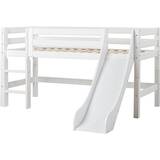 HoppeKids ECO Luxury Half-High Bed With Slide And Inclined Ladder 128x209cm