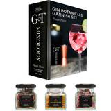 Gin gaveæske Mill & Mortar Flower Power G&T Garnish Set Organic 90g 3stk