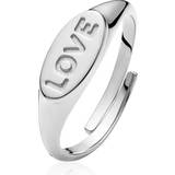 Signetringe Sistie Fam "Love" Ring - Silver