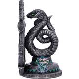 Kunstharpiks - Sølv Brugskunst Nemesis Now Harry Potter Slytherin Bookend Dekorationsfigur 20cm