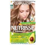 Garnier Permanente hårfarver Garnier Nutrisse Creme 8N Nude Medium Blonde