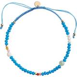 Glas Smykker Stine A Crush Bracelet- Gold/Pearls/Opal/Multicolor