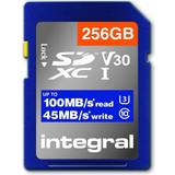 Integral USB Micro-B Hukommelseskort & USB Stik Integral 256GB V30 4K SD card