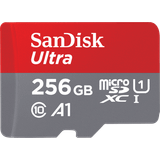 256 GB - Compact Flash Pro Hukommelseskort & USB Stik SanDisk Ultra MicroSDXC Class 10 UHS-I U1 A1 150MB/s 256GB