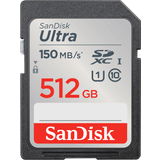 512 GB - SDXC Hukommelseskort & USB Stik SanDisk SDXC Ultra 512GB 150mb/s C10 UHS-I