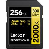 V90 Hukommelseskort LEXAR Professional SDXC Class 10 UHS-II U3 V90 300/260MB/s 256GB