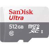 SanDisk microSDHC Hukommelseskort & USB Stik SanDisk Ultra microSDXC Class 10 UHS-I 100MB/s 512GB