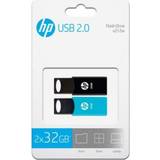 HP USB Stik HP 212 USB 2.0 FLASH DRIVE 32GB 2 PACK ➞ På lager klar til levering og afhentning