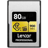 LEXAR U3 Hukommelseskort & USB Stik LEXAR Professional CFexpress Type A 900/700 MB/s 80GB