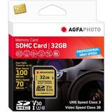AGFAPHOTO 32 GB Hukommelseskort & USB Stik AGFAPHOTO SDHC Class 10 UHS-I U3 V30 32GB