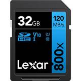 LEXAR 32 GB Hukommelseskort LEXAR Professional SDHC Class 10 UHS-I U1 V10 120/45MB/s 32GB (800x)
