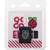 Micro sd 16gb Raspberry Pi Micro SDHC kort 16GB m/adapter (NOOBS) OKdo