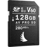 128 GB - V60 Hukommelseskort Angelbird AV Pro SDXC UHS-II V60 U3 Class 10 128GB