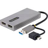 HDMI Kabler StarTech USB A/USB C-HDMI Adapter M-F 0.1m