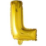 Fiesta Letter Balloons L 100cm Gold