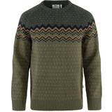 Grøn - Uld - XS Overdele Fjällräven Övik Knit Sweater M - Laurel Green/Deep Forest
