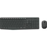 Logitech Trådløs Tastaturer på tilbud Logitech MK235 keyboard RF Wireless