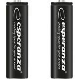 Esperanza Batterier & Opladere Esperanza battery 2 x AA type NiMH