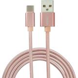 Pink - USB A-USB C - USB-kabel Kabler Eightt USB A-USB C 2.0 1m