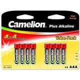 Camelion AAA (LR03) Batterier & Opladere Camelion AAA/LR03, Plus Alkaline, 8 pc(s)