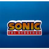 Multicoloured Natlamper Børneværelse Fizz Creations Sonic The Hedgehog Logo Natlampe