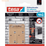 Beige Billedkroge TESA selvklæbende skrue mursten Billedkrog