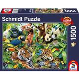 Schmidt Puslespil Schmidt Colorful Wildlife 1500 Pieces