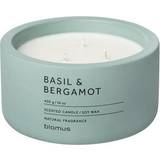 Blomus Grøn Lysestager, Lys & Dufte Blomus Fraga Candle 3 Wick 5" Basil Beramot Scent Scented Candle