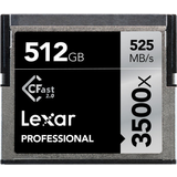 LEXAR Hukommelseskort LEXAR Professional 3500x CFast 2.0-kort 512 gb