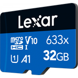 LEXAR 32 GB Hukommelseskort LEXAR High-Performance microSDHC Class 10 UHS-I U1 V10 A1 633X 32GB